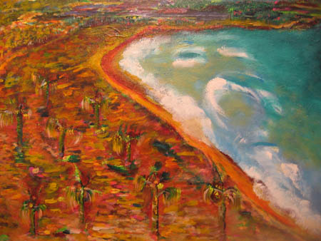 A Lara Chkhetiani Hawaii Painting